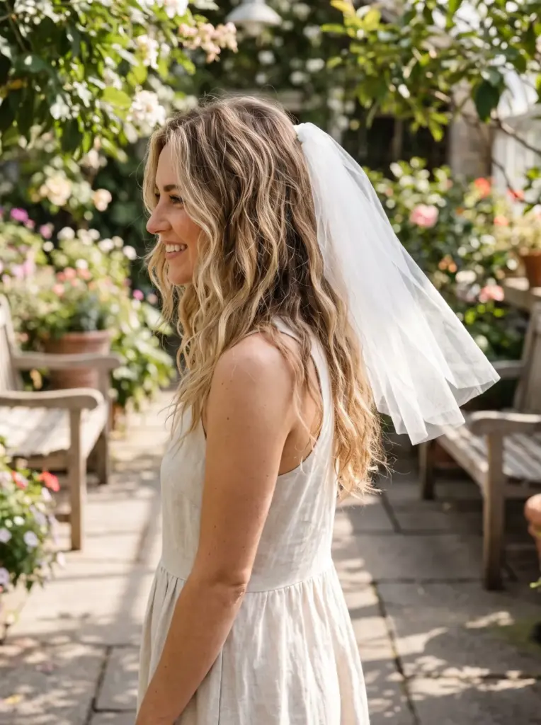 Beach Waves With a Soft Veil