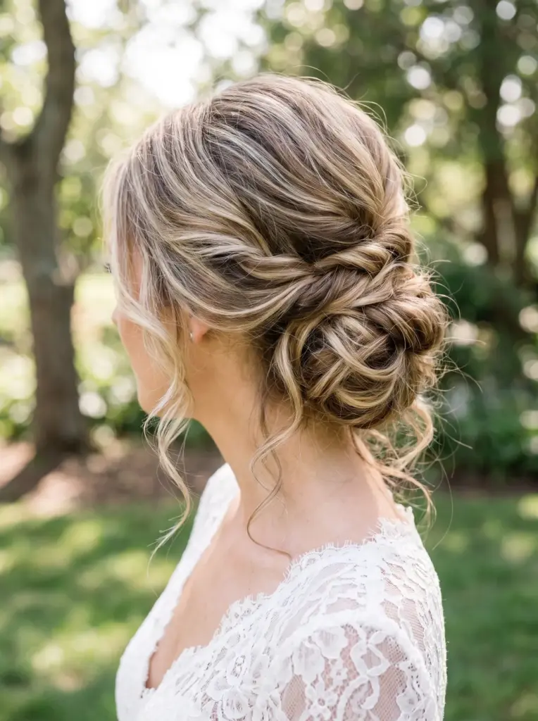 Dirty Blonde Soft Romantic Updo