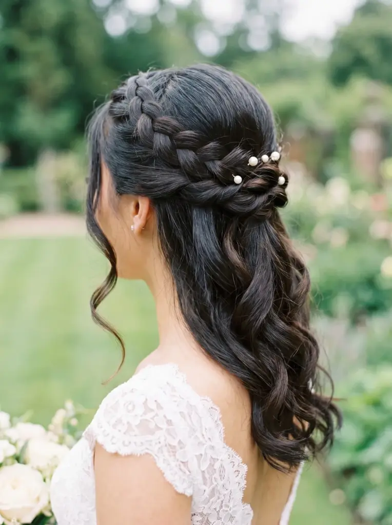 Dutch Braid Half Up Hairstyle