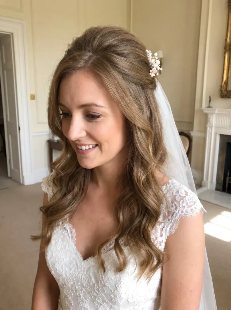 Fine Hair Half Up Volume