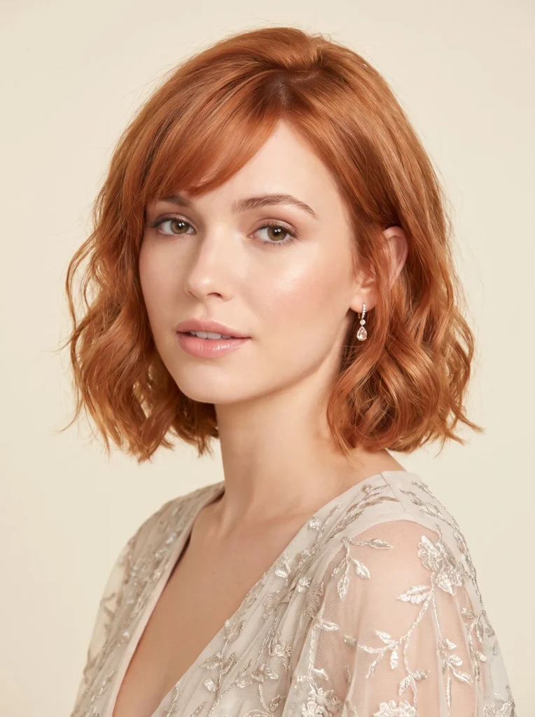 Ginger Bob Prom Hairstyle