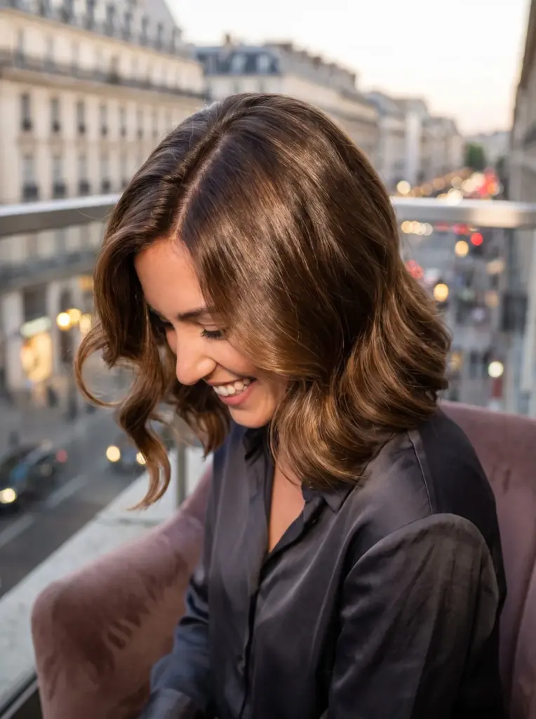 Glam Waves For Medium Length Hair