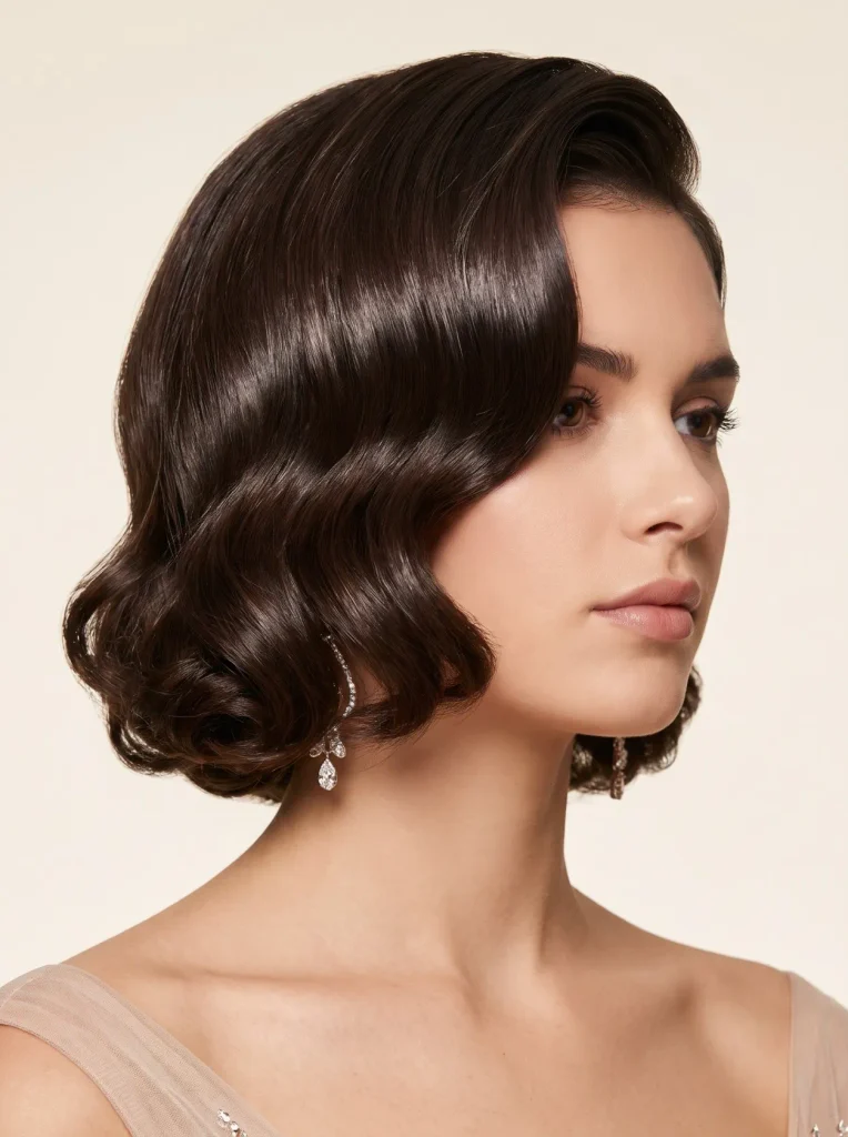 Hollywood Waves Short Bob