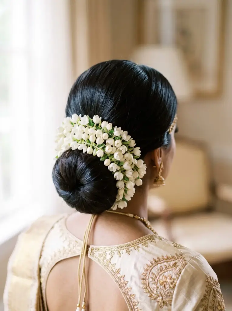 Jasmine Flower Bridal Hair Styles