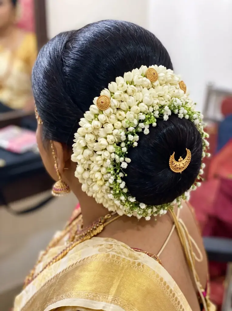 Kerala Bridal Hair Decorations Flower