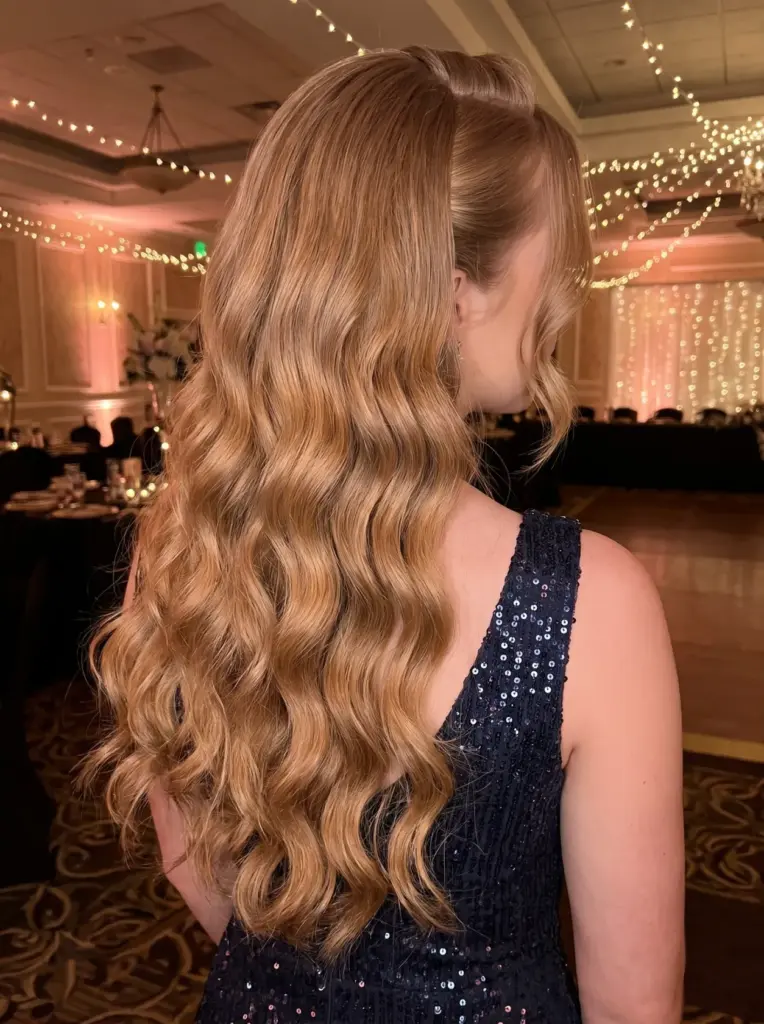 Mermaid Waves Long Prom Hair