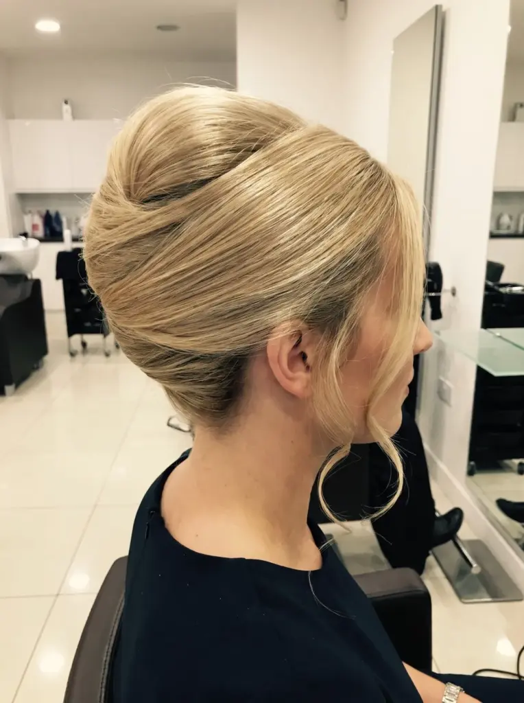 Polished French Twist Long Hair