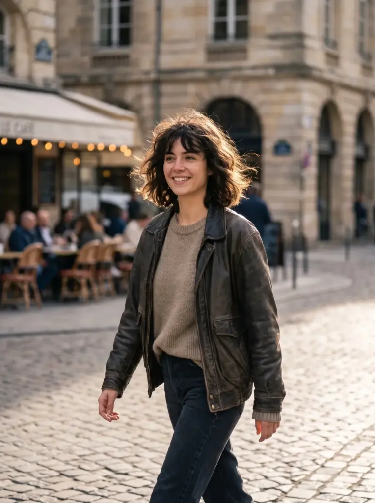 Shaggy Wavy Bob With Bangs