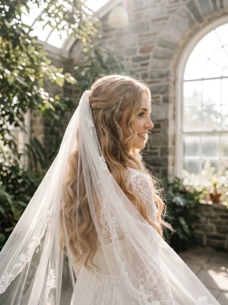 Soft Fairytale Waves With a Veil