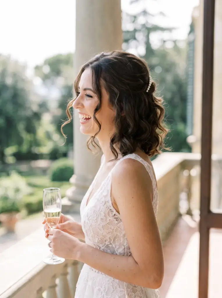 Wavy Bob For Wedding Hairstyles