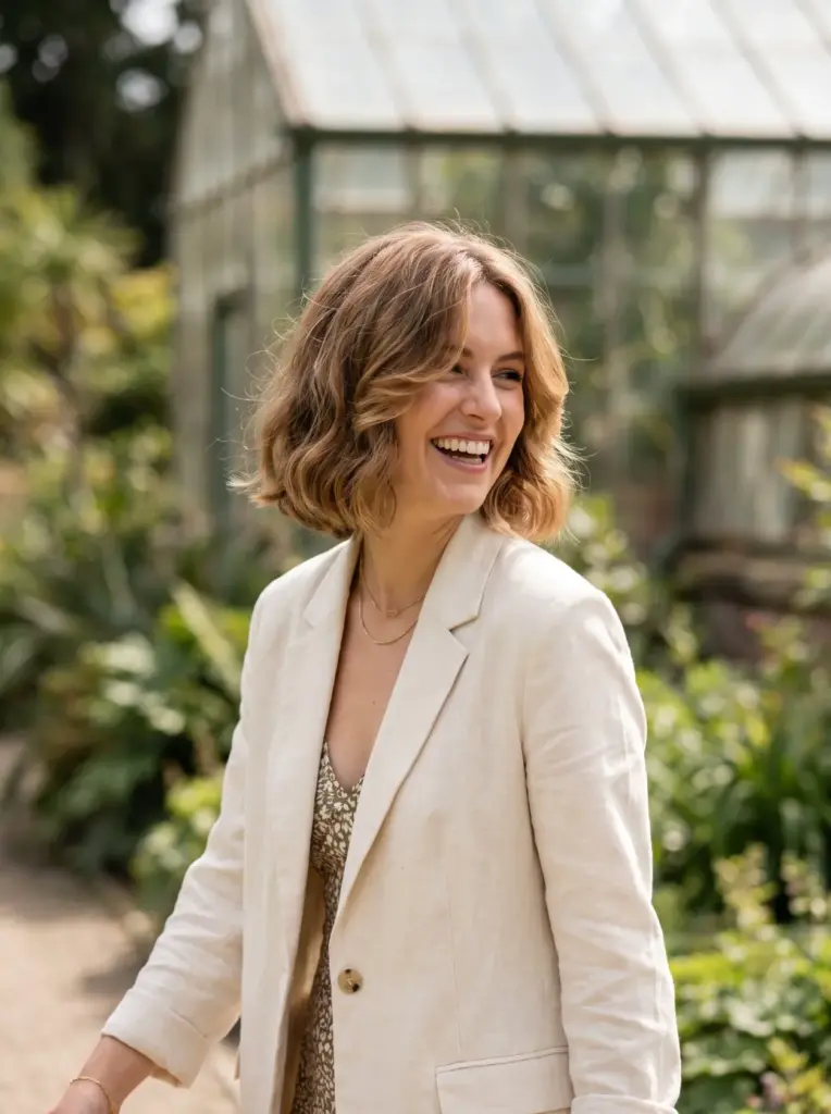 Wavy Bob With Face-Framing Layers