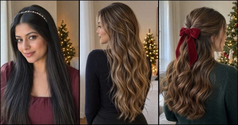 25 Christmas Hairstyles for Women to Wear This Holiday