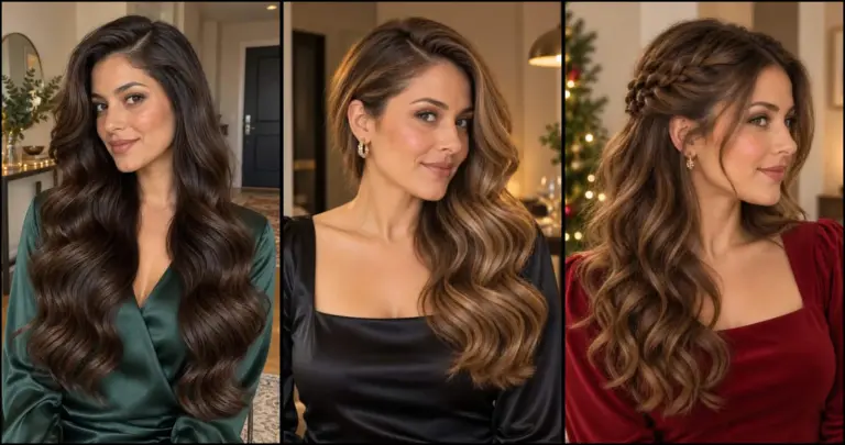 28 Holiday party hairstyles for festive winter events