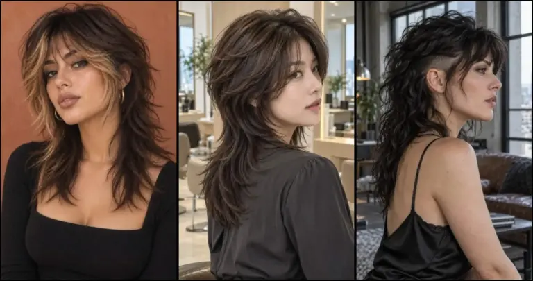 30 Feminine Mullet Shag Haircuts for a Soft, Edgy Look