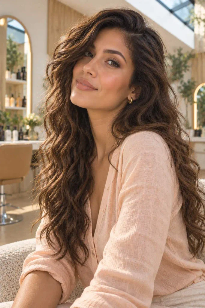 Airy Natural Waves Side Part
