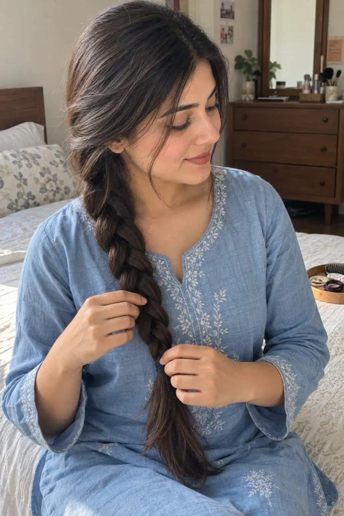 Beginner Three-Strand Side Braid
