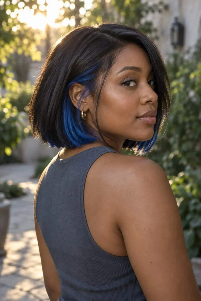 Blue Halo Black Bob