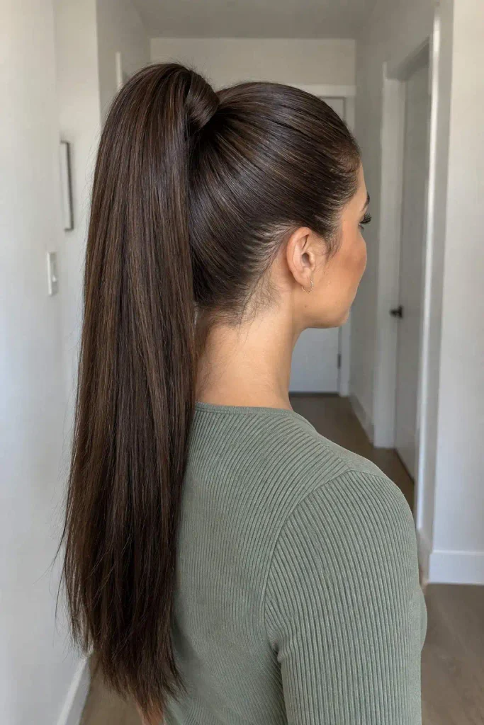 Classic High Sleek Ponytail