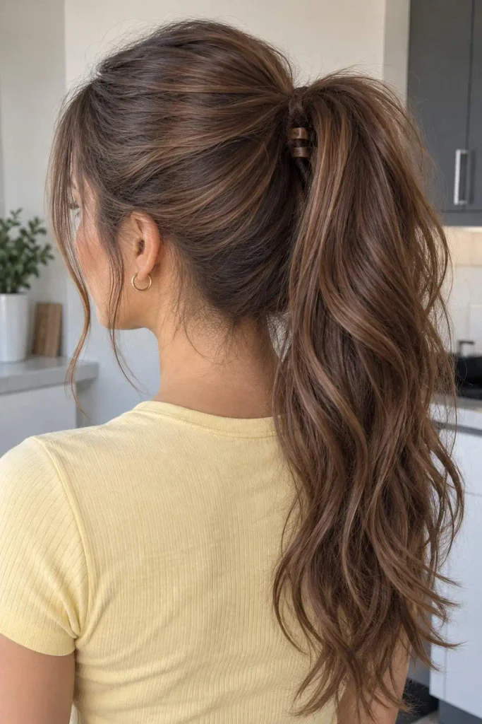 Claw Clip Ponytail Volume Hack