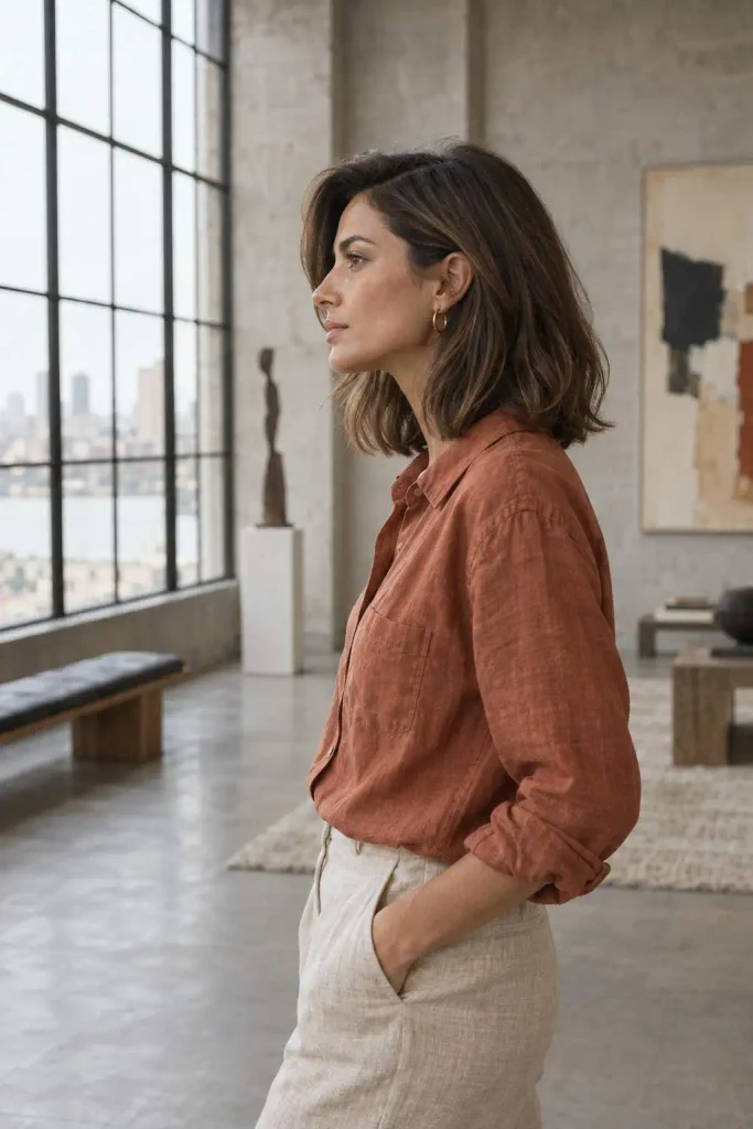 Collarbone Soft Side Part Lob