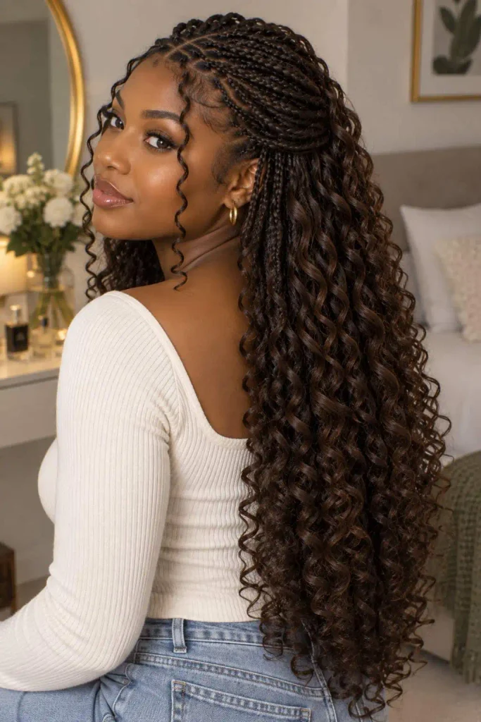 Color Four Pick And Drop Curls