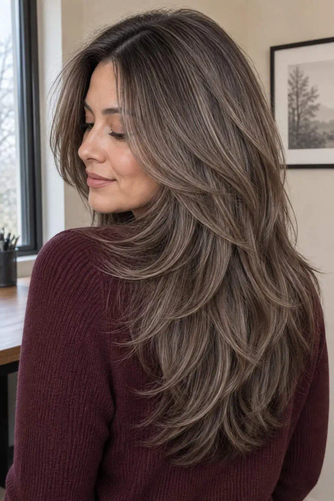 Cool Ash Brown Layers