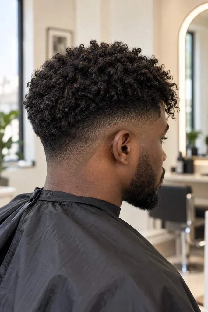 Drop Fade Messy Textured Fringe