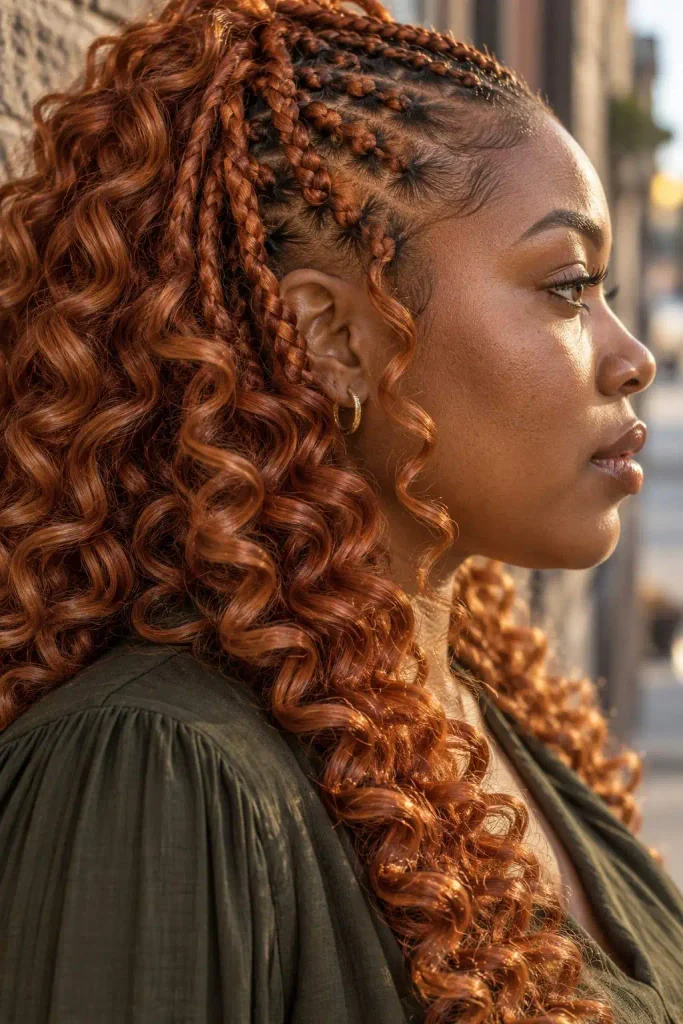 Ginger Pick And Drop French Curls