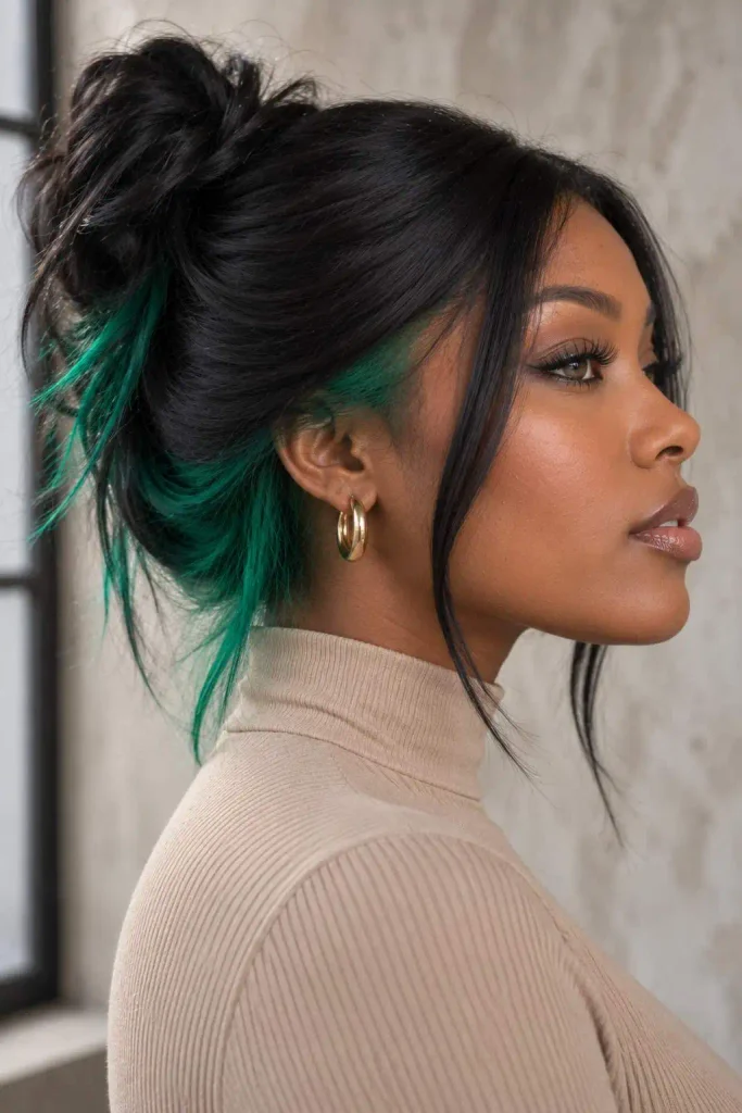 Hidden Black Green Halo