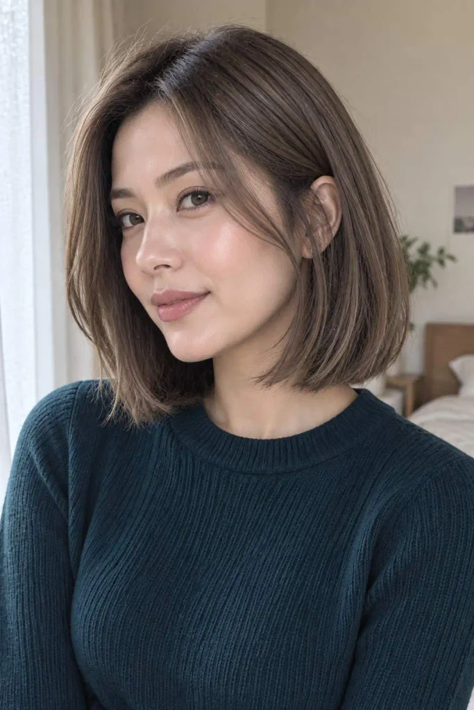 Korean Ash Brown Bob