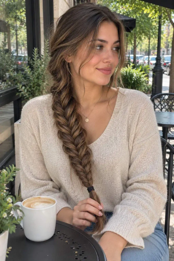 Loose Fishtail Long Braid