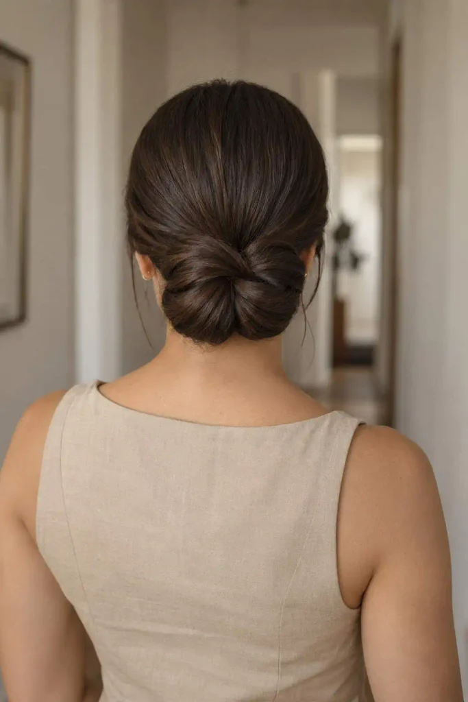 Low Infinity Bun Figure Eight