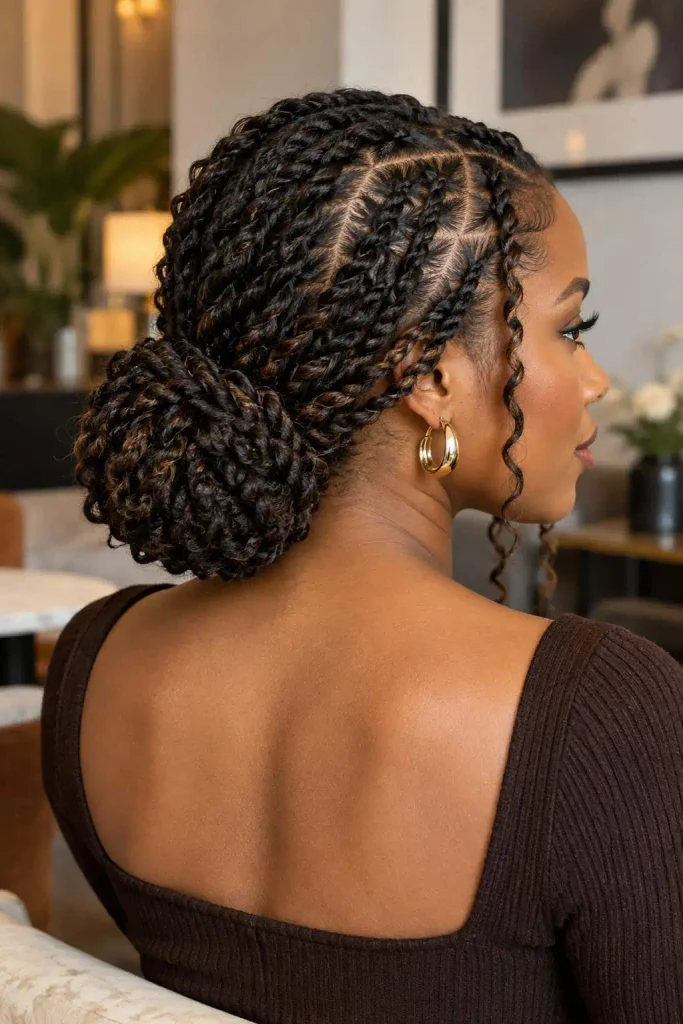 Low Passion Twist Bun