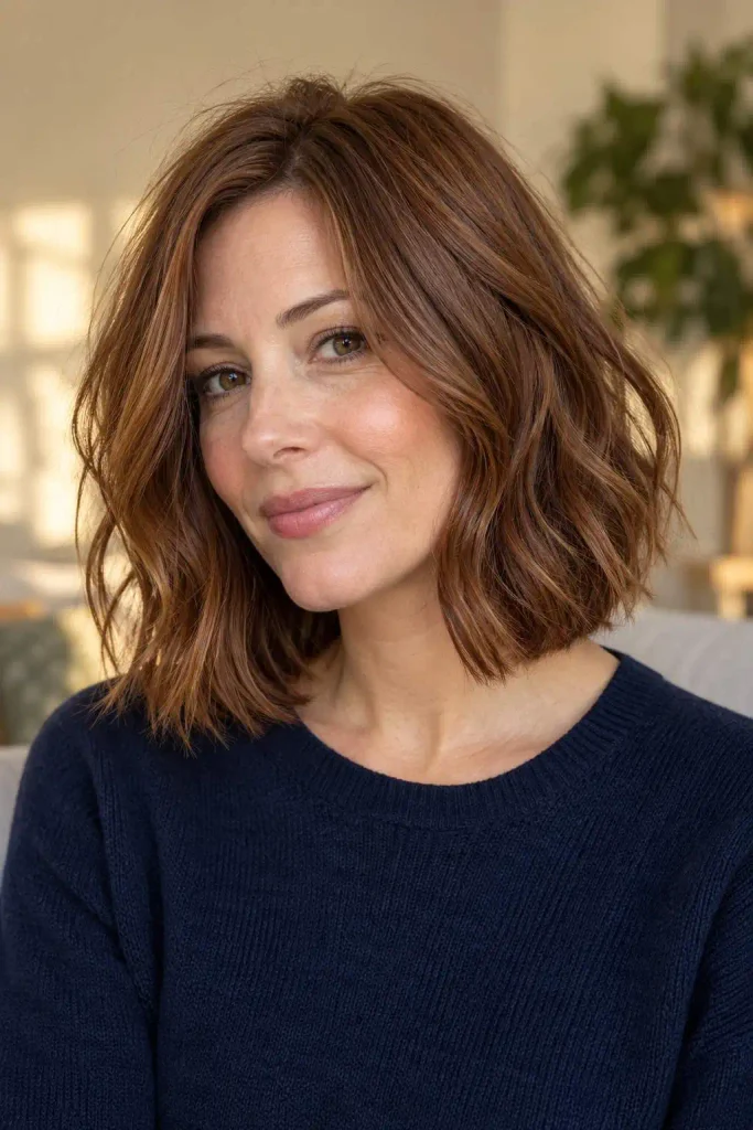 Medium bob with soft movement