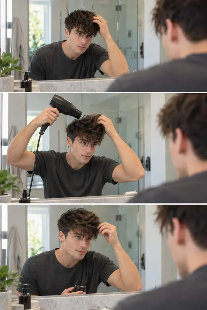 Messy Textured Fringe Styling Tutorial