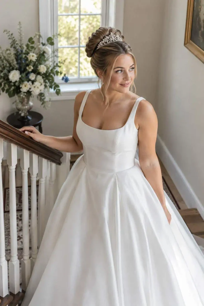 Princess Crown Wedding Updo