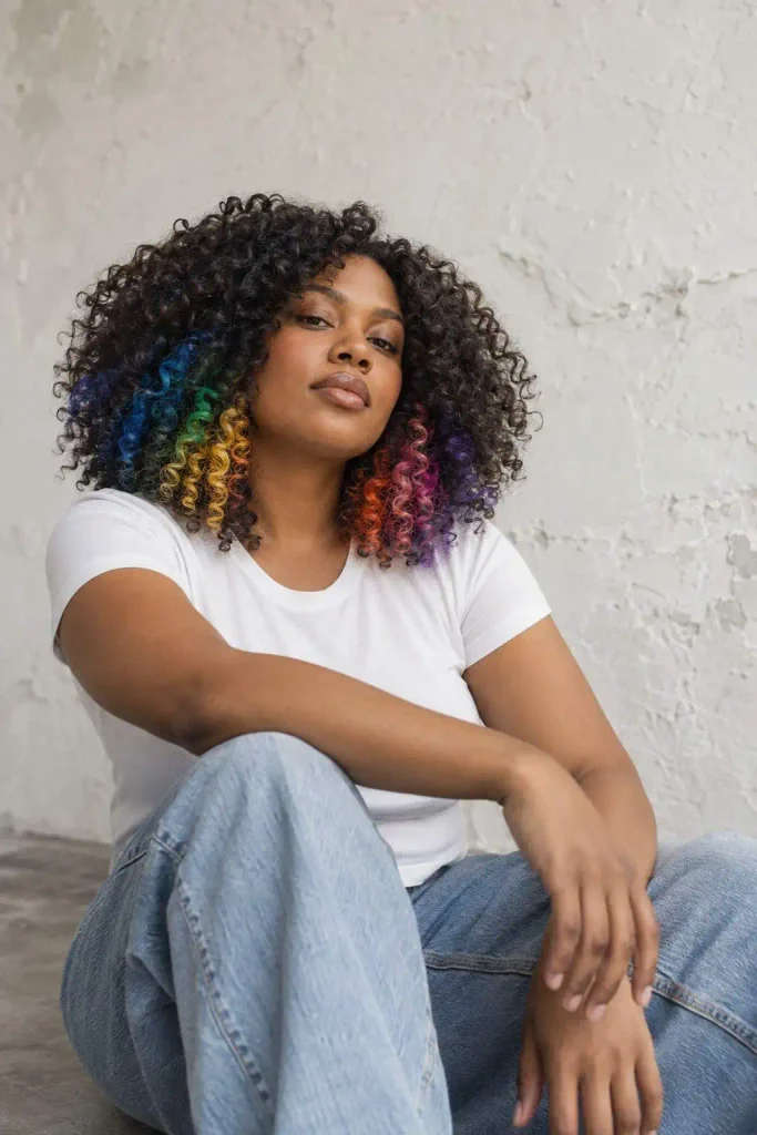 Rainbow Halo Curly Underlayer