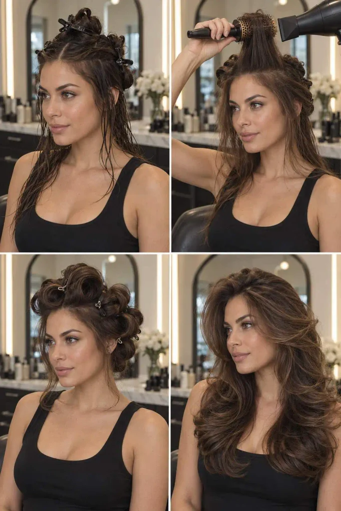 Round Brush Telenovela Hair Tutorial