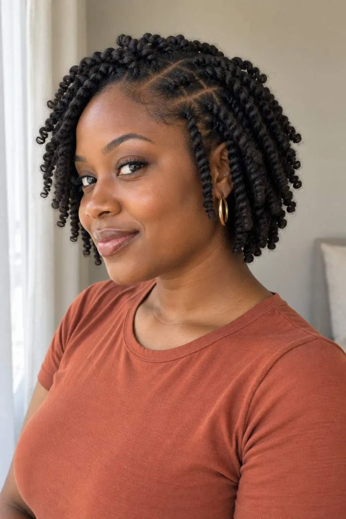 Short 4C two strand twists