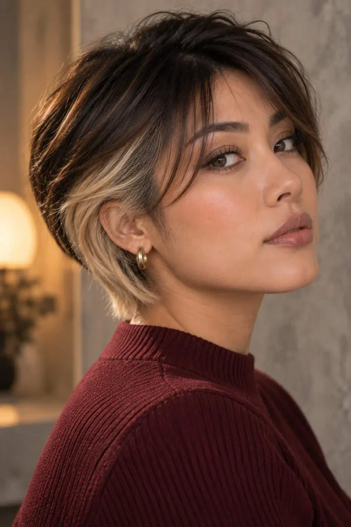 Short Hair Blonde Halo