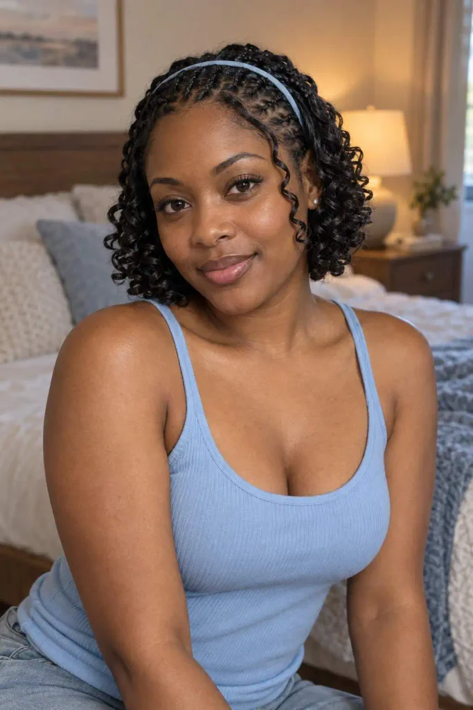 Short Pick And Drop French Curls