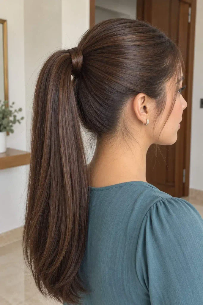 Sleek Wraparound Ponytail Base
