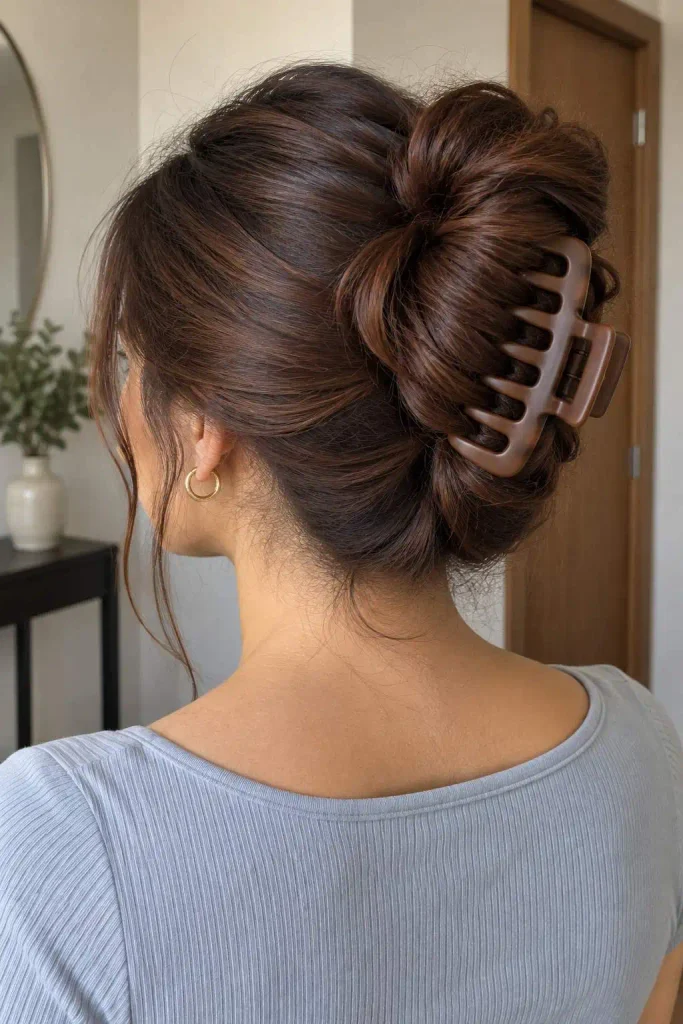Thick Hair Jumbo Claw Clip Bun