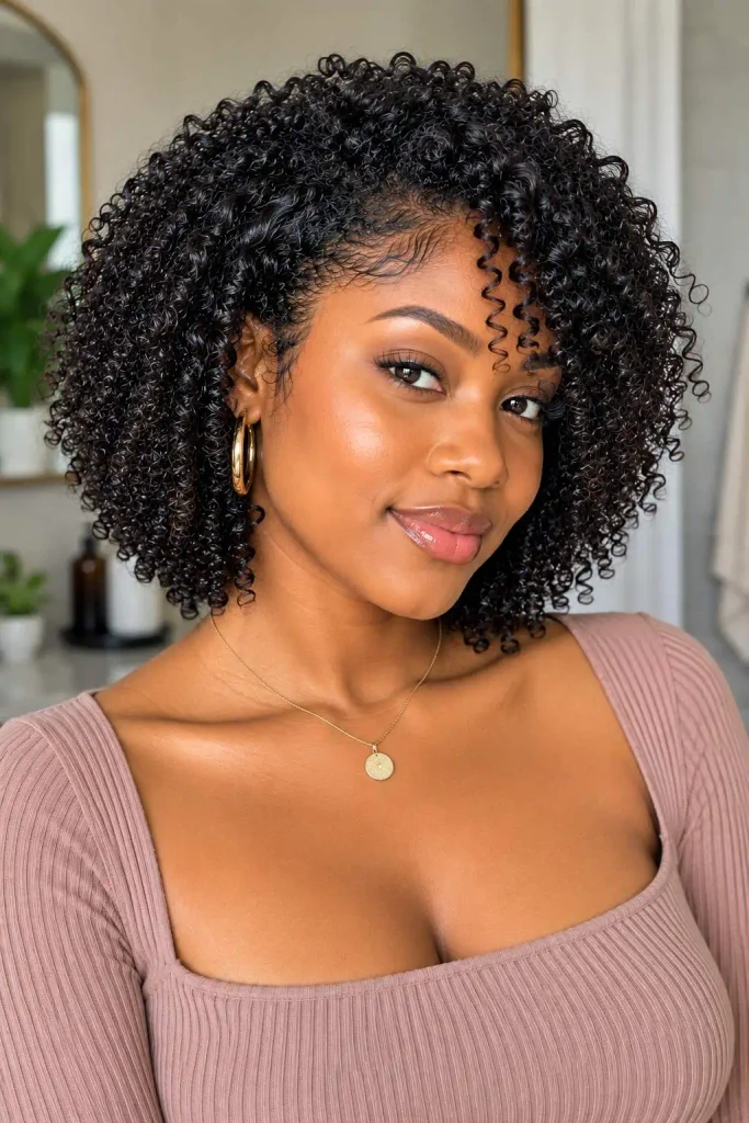 Wet-Look Wash-and-Go Coils