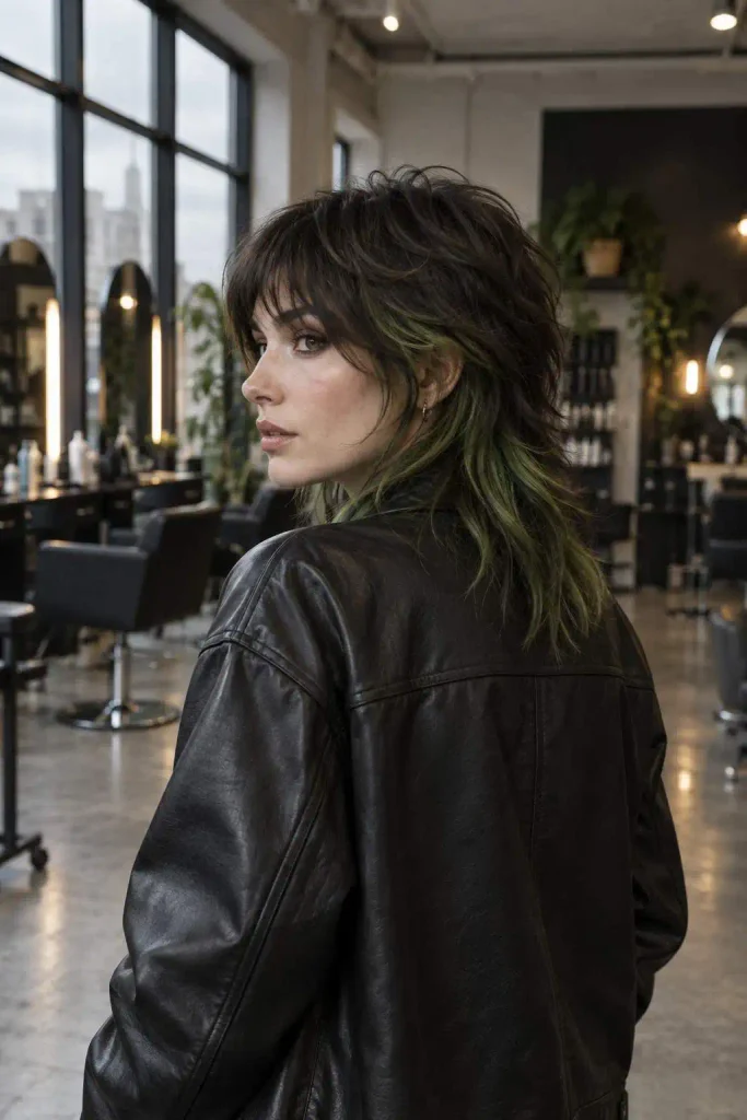 Wolf Cut Green Halo
