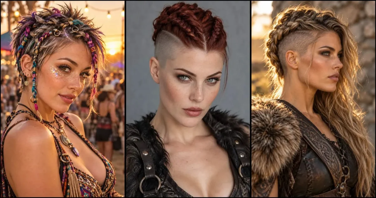 17 Viking Hairstyles for Women with Short Hair Bold Braids & Warrior Edge