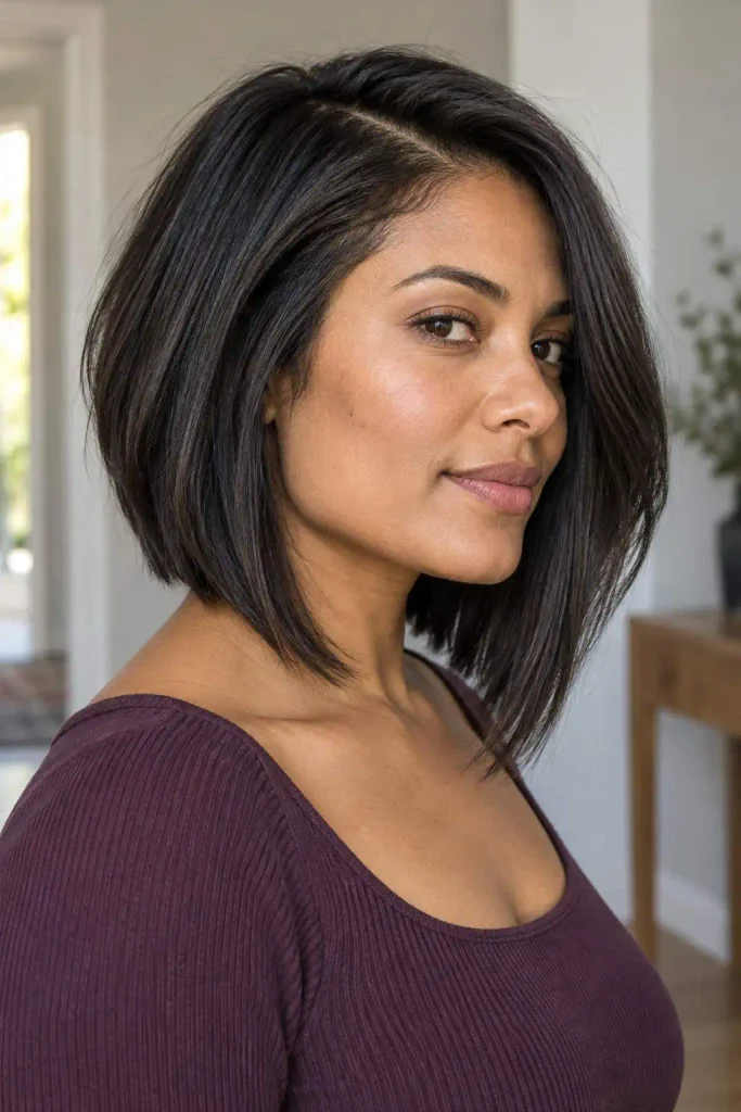 Angled lob with longer front