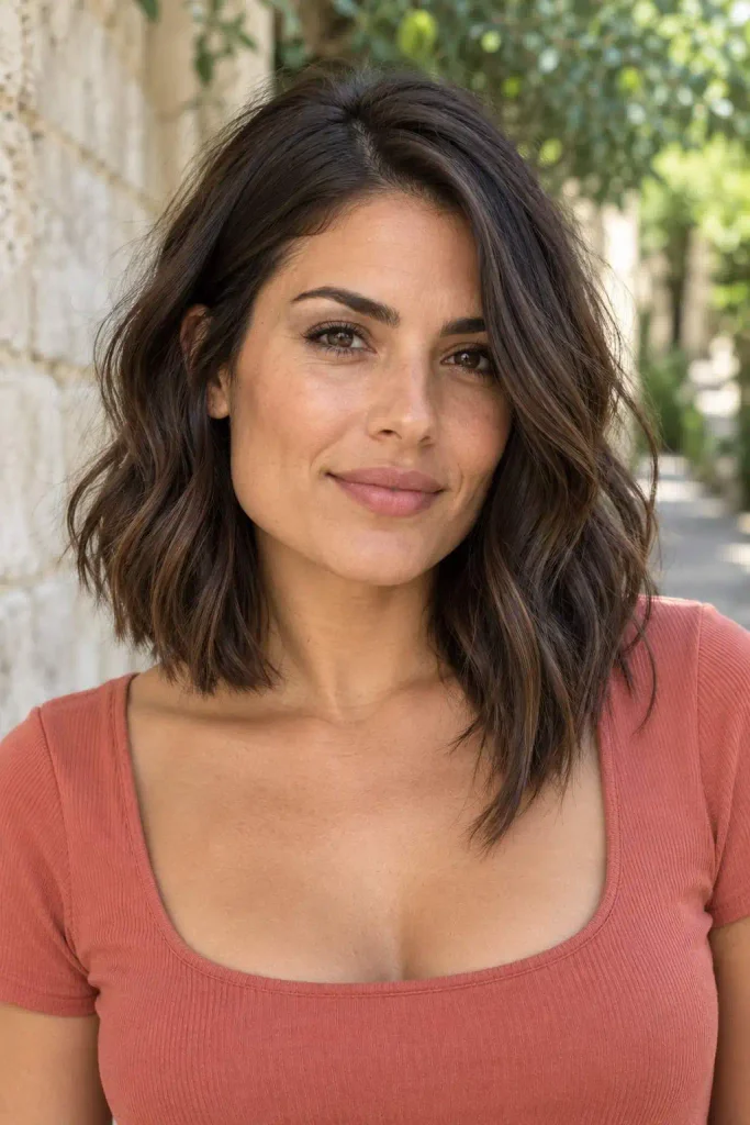Asymmetrical lob with soft waves