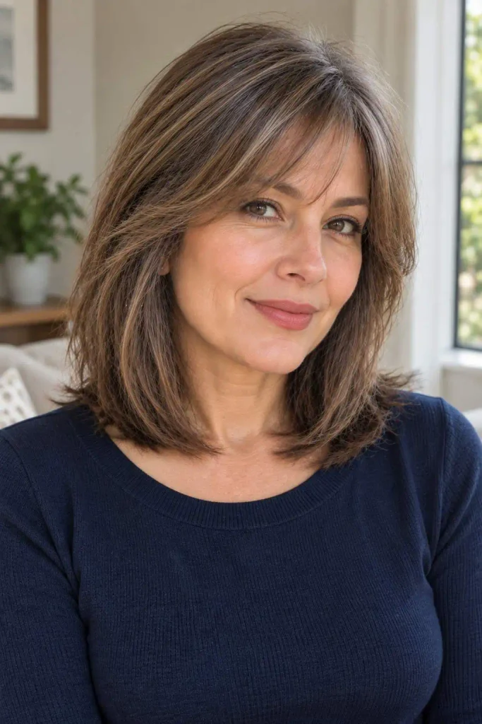 Bangs for Thin Hair Over 50