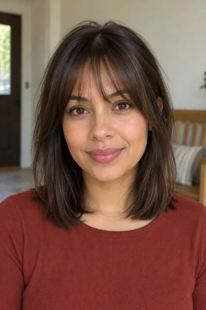 Big Forehead Soft Bangs